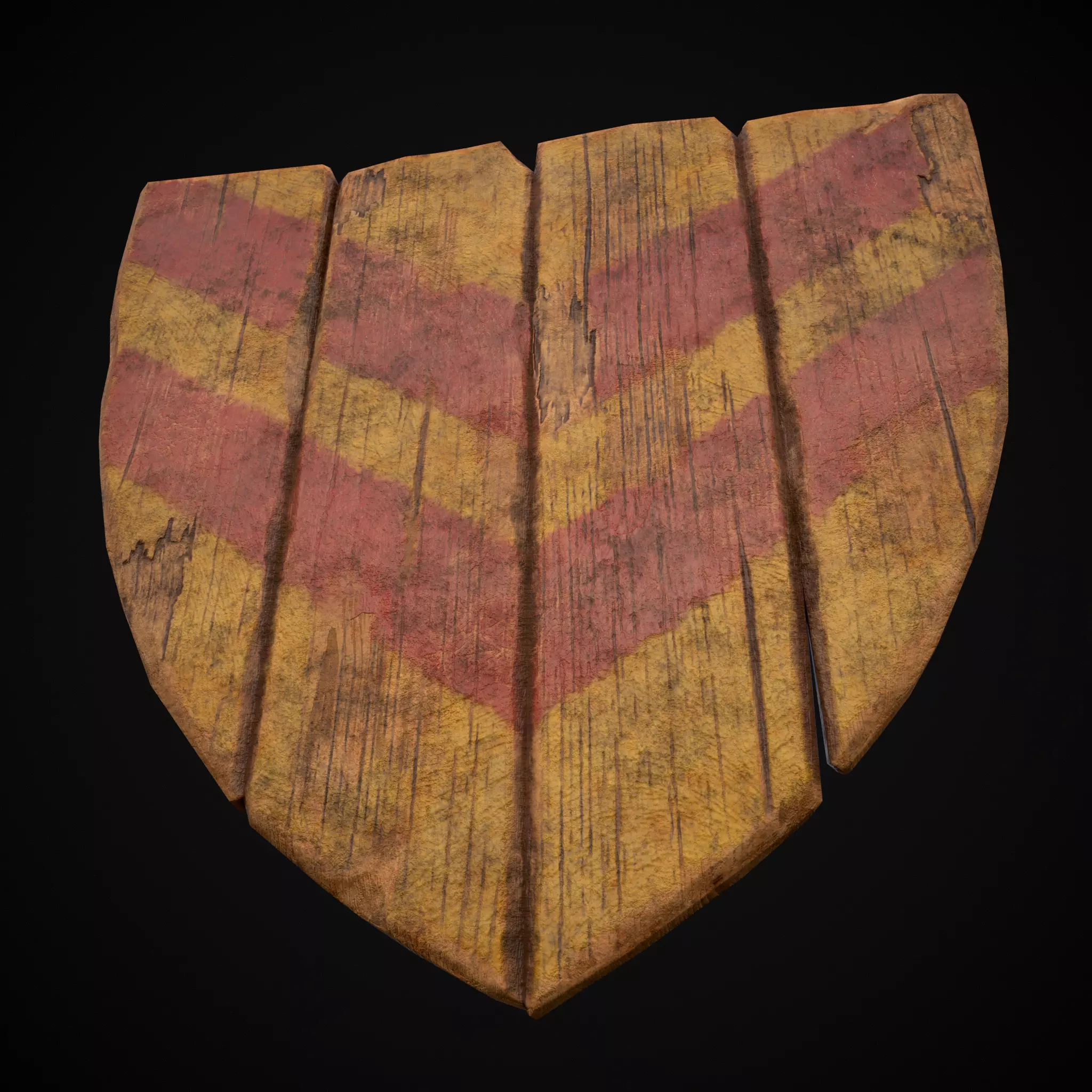 R Y Stripes Coat of Arms Low-poly 3D model_13