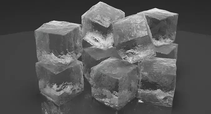 Ice Cubes for V-Ray