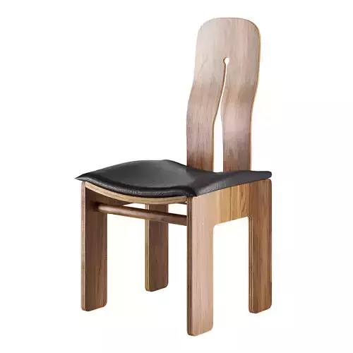 Dining Chair 765 by Carlo Scarpa for Bernini 3D model