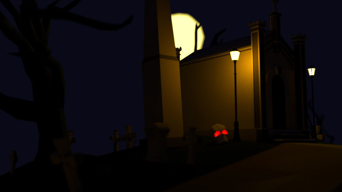 The Ultimate Graveyard Game Pack Low-poly 3D model_4