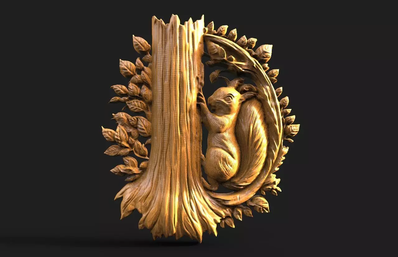 Squirrel CNC 3D print model
