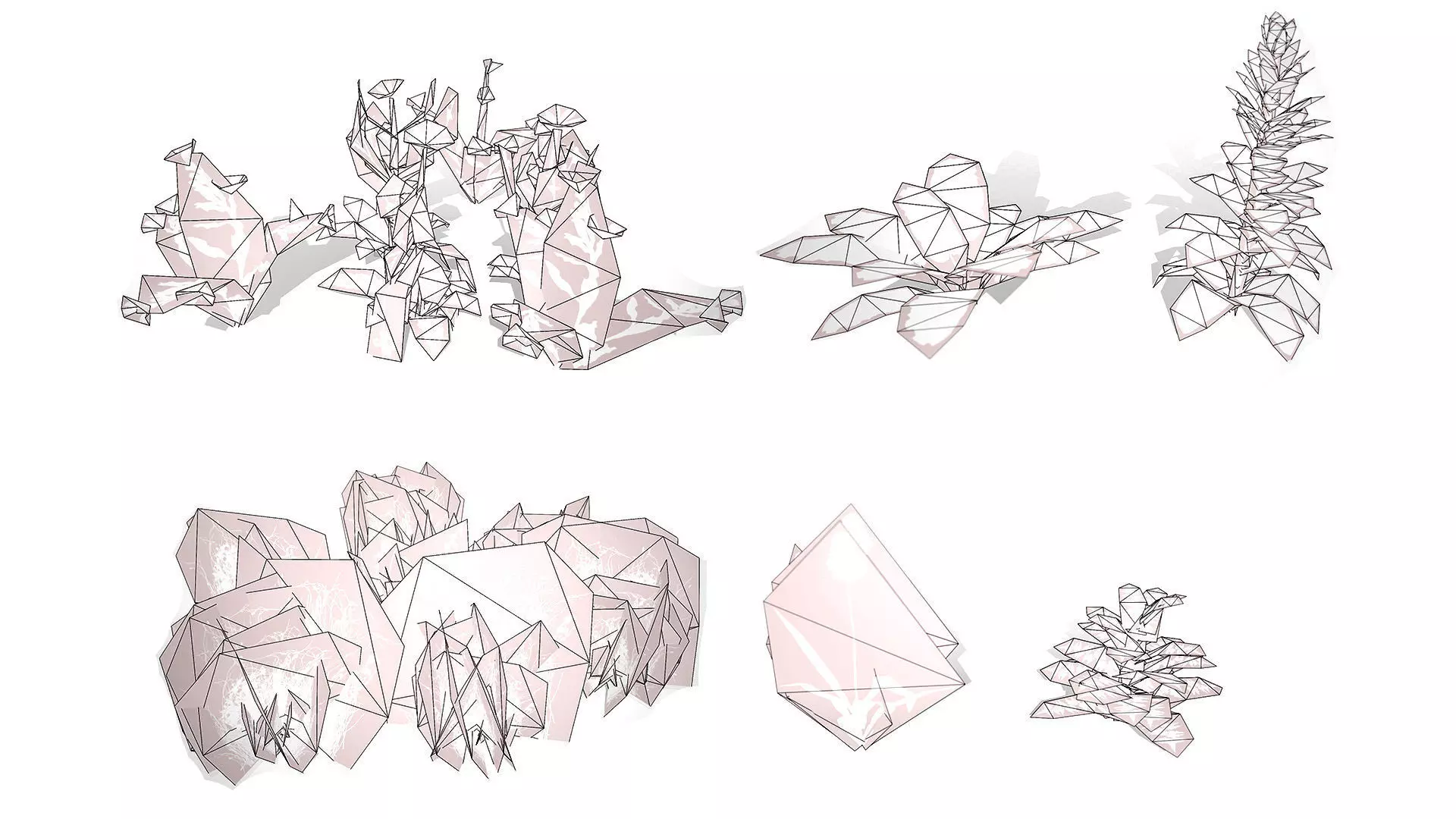 Wild Game Ready Foliage Low-poly 3D model_11