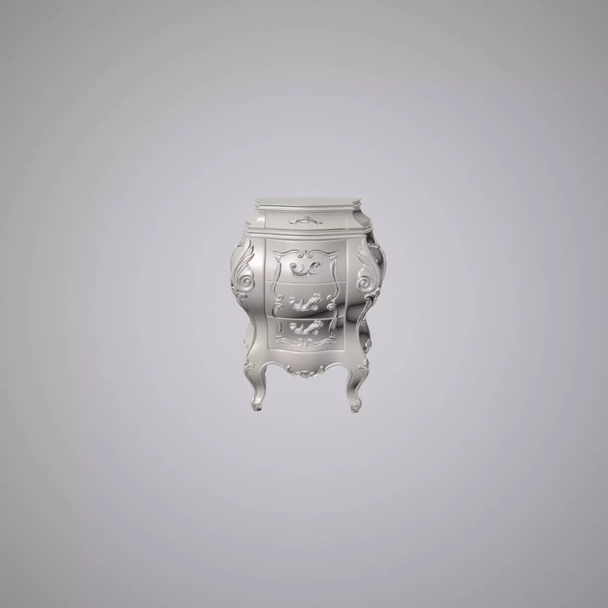 Bedside table 3D model_0