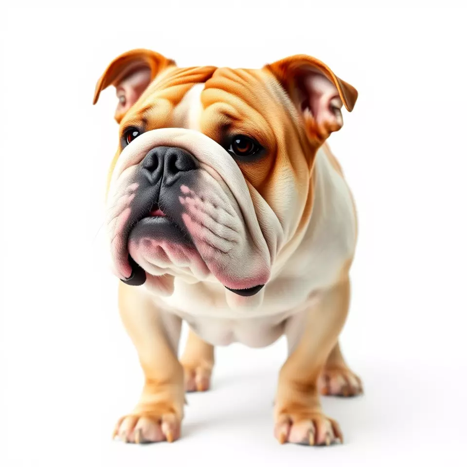 Charming Bulldog model pack Low-poly 3D model_2