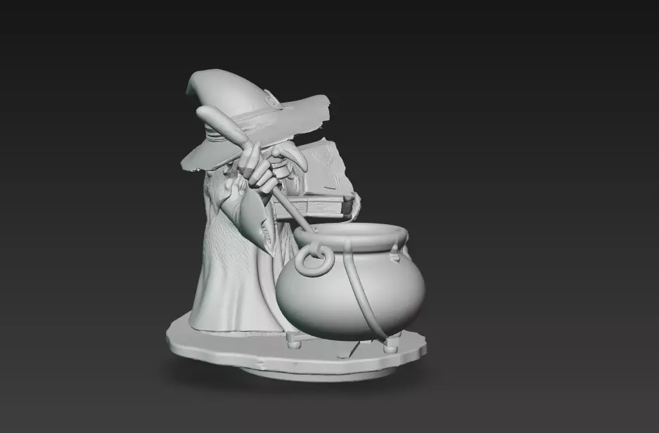 Witchs Brew - Stylized 3D Model 3D print model_11