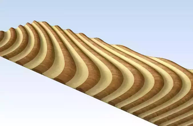 Relief panel for Artcam Voratinkliai