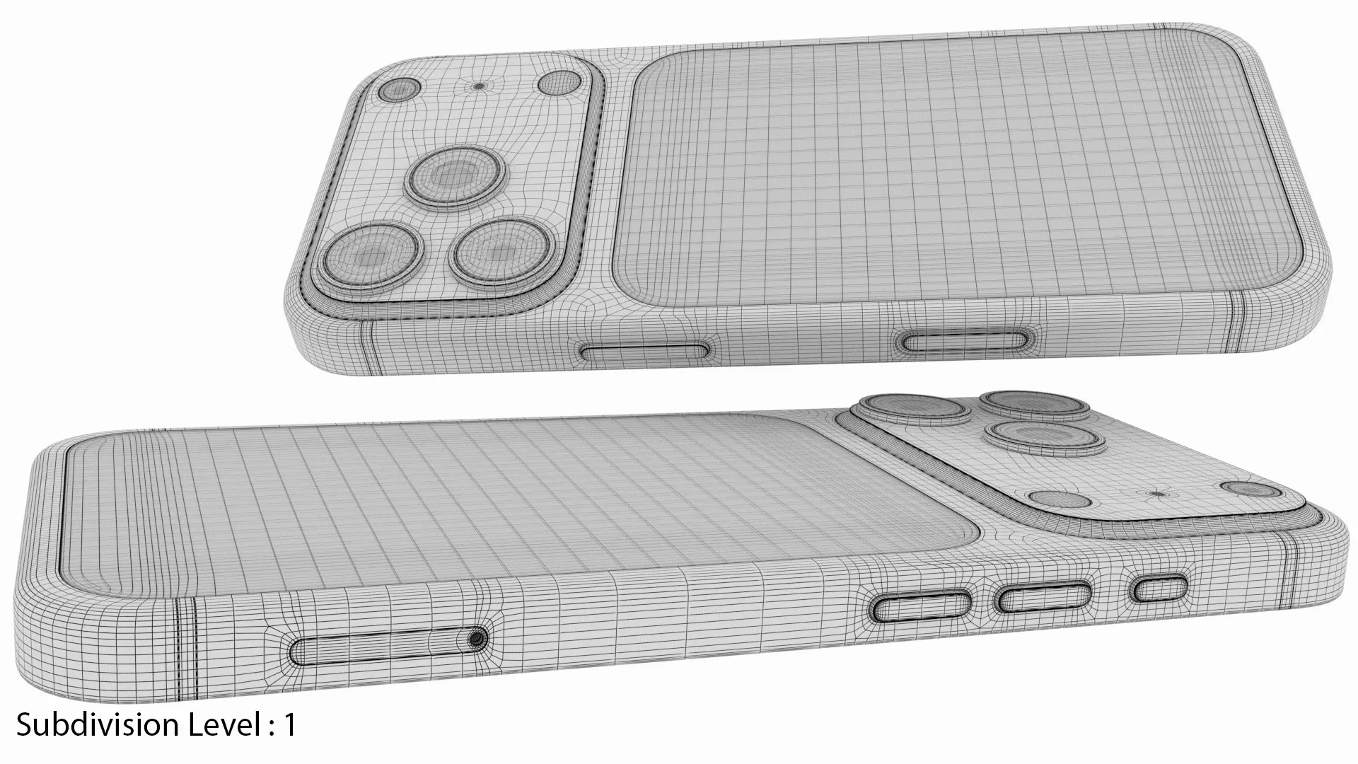 Apple iPhone 17 Pro Deep Blue 3D model_13