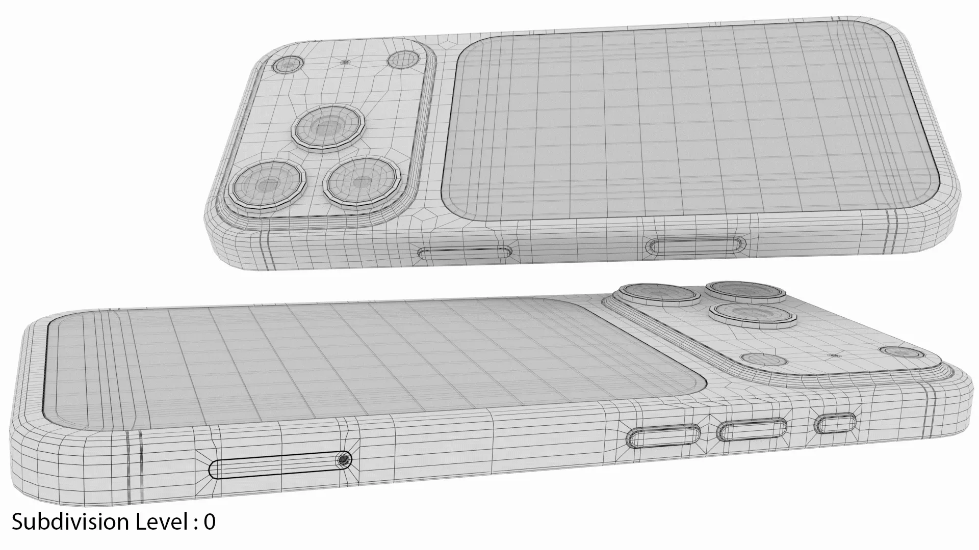 Apple iPhone 17 Pro Deep Blue 3D model_12