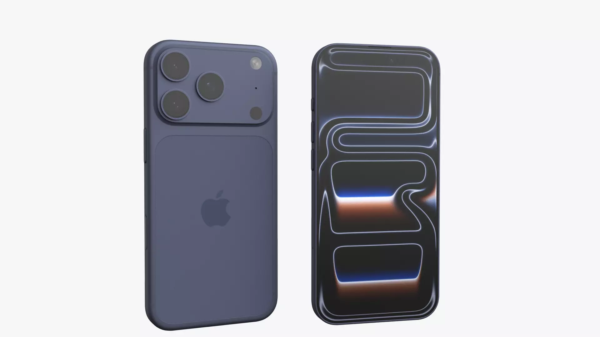 Apple iPhone 17 Pro Deep Blue 3D model_0