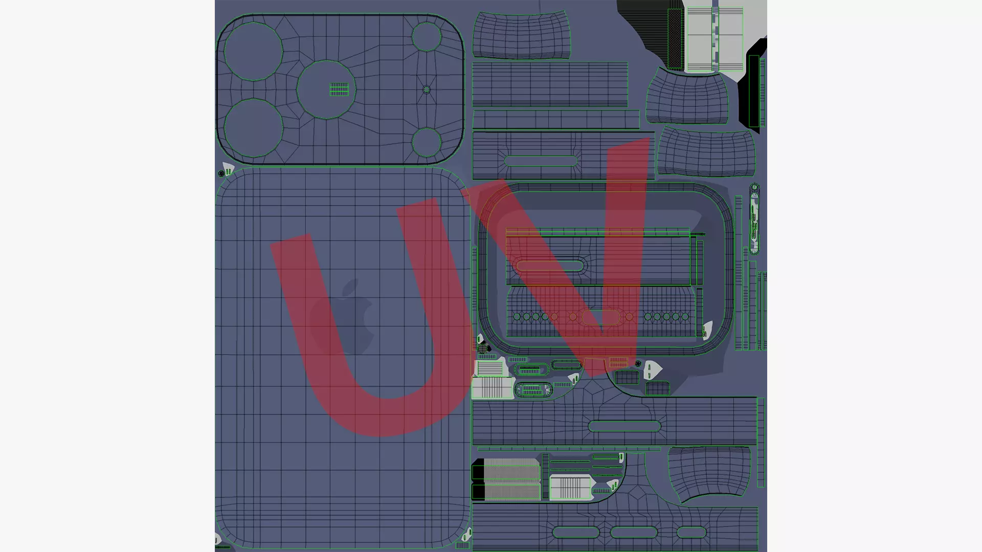 Apple iPhone 17 Pro Deep Blue 3D model_19