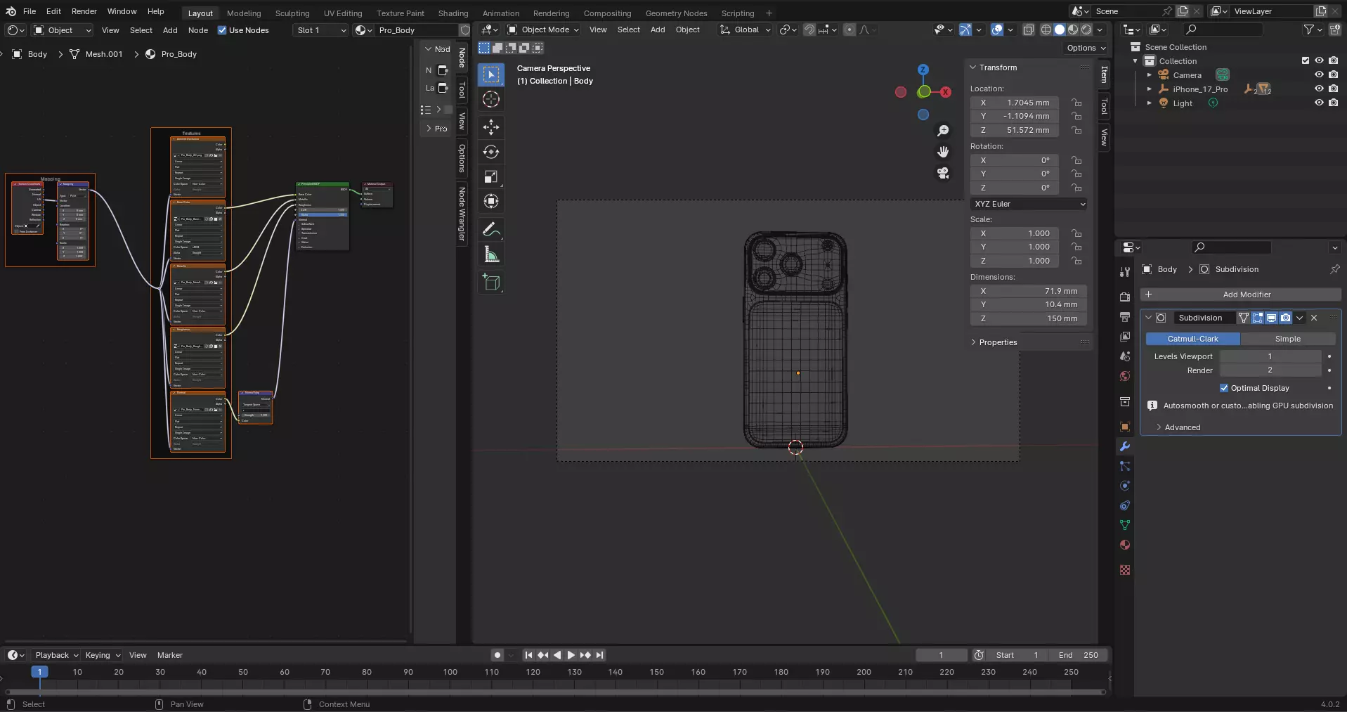 Apple iPhone 17 Pro Cosmic Orange 3D model_16