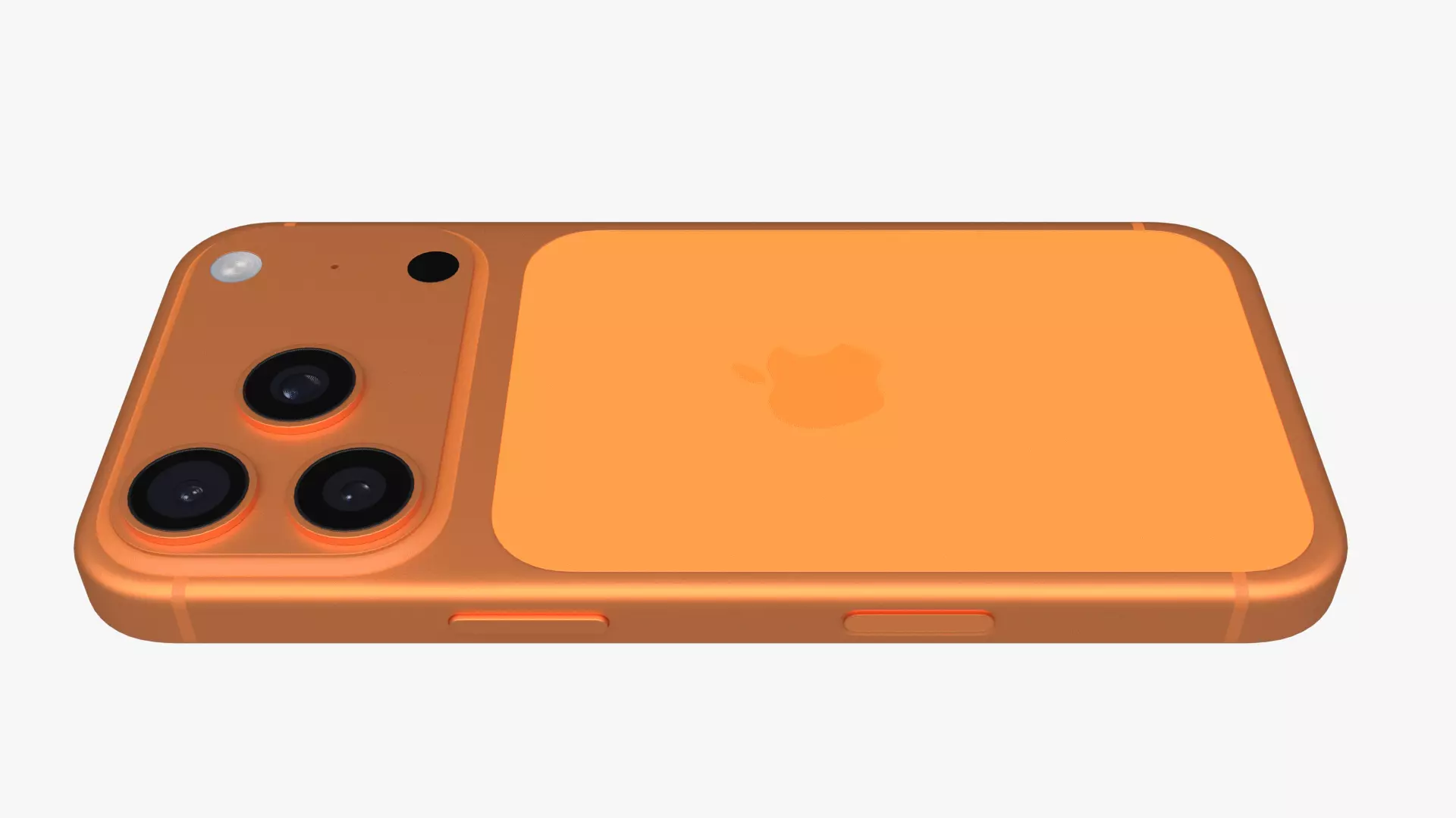 Apple iPhone 17 Pro Cosmic Orange 3D model_8