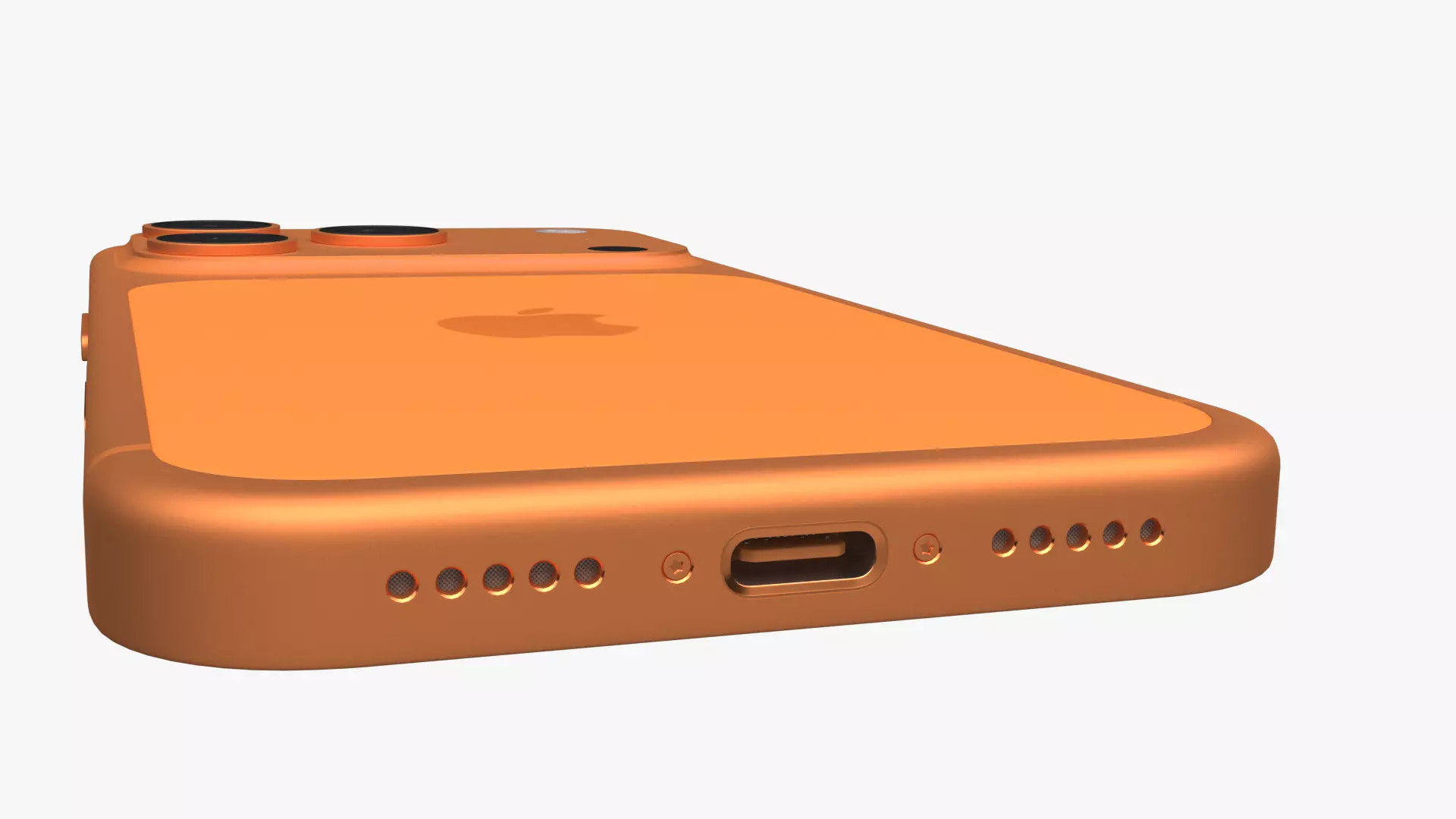 Apple iPhone 17 Pro Cosmic Orange 3D model_4