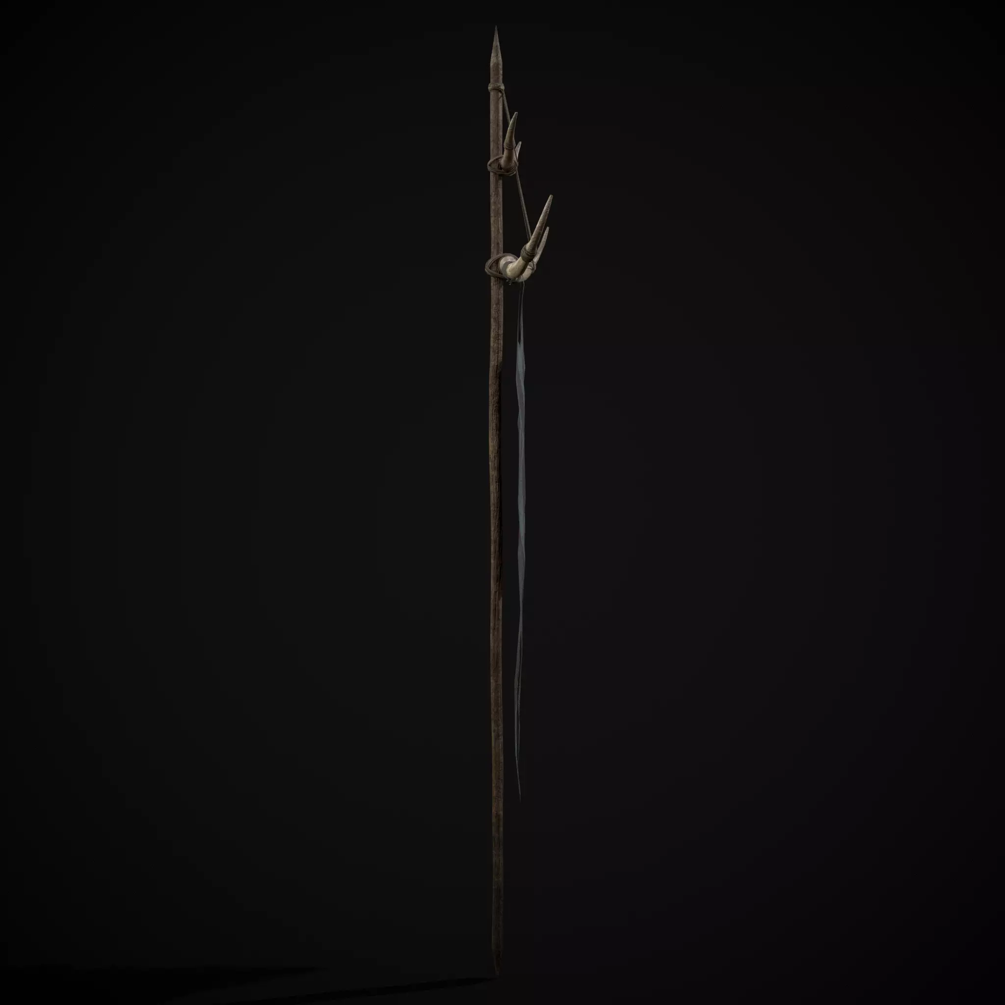 Viking BB War Banner Low-poly 3D model_11