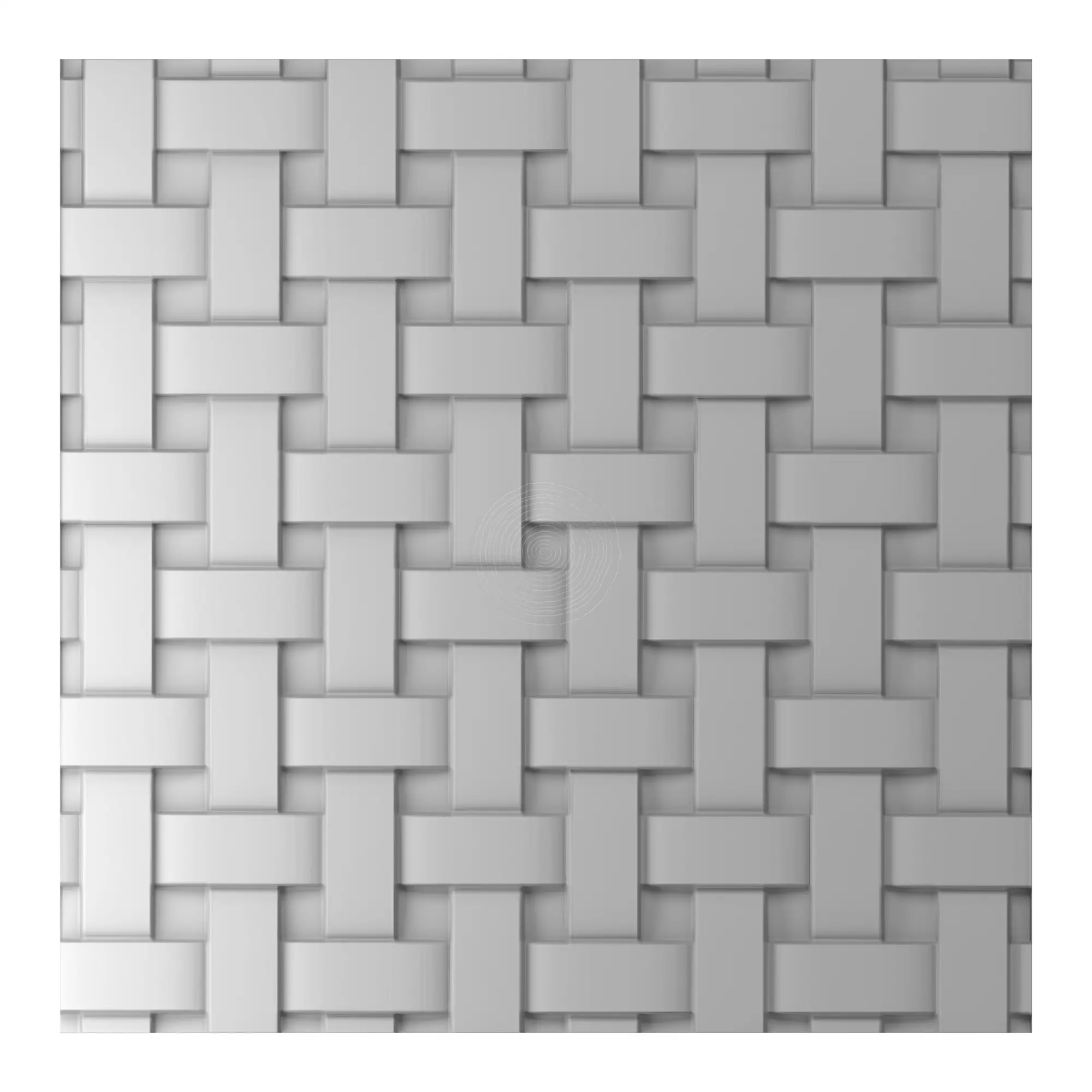 Geometry Weaving - STL file CNC woodcarving 3D print model_3