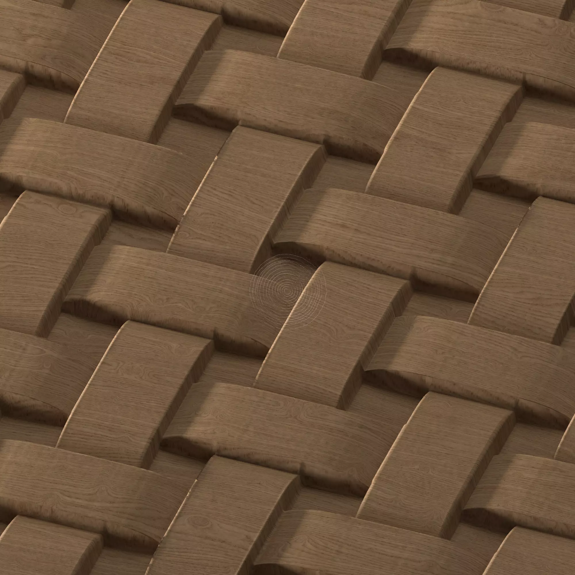 Geometry Weaving - STL file CNC woodcarving 3D print model_4