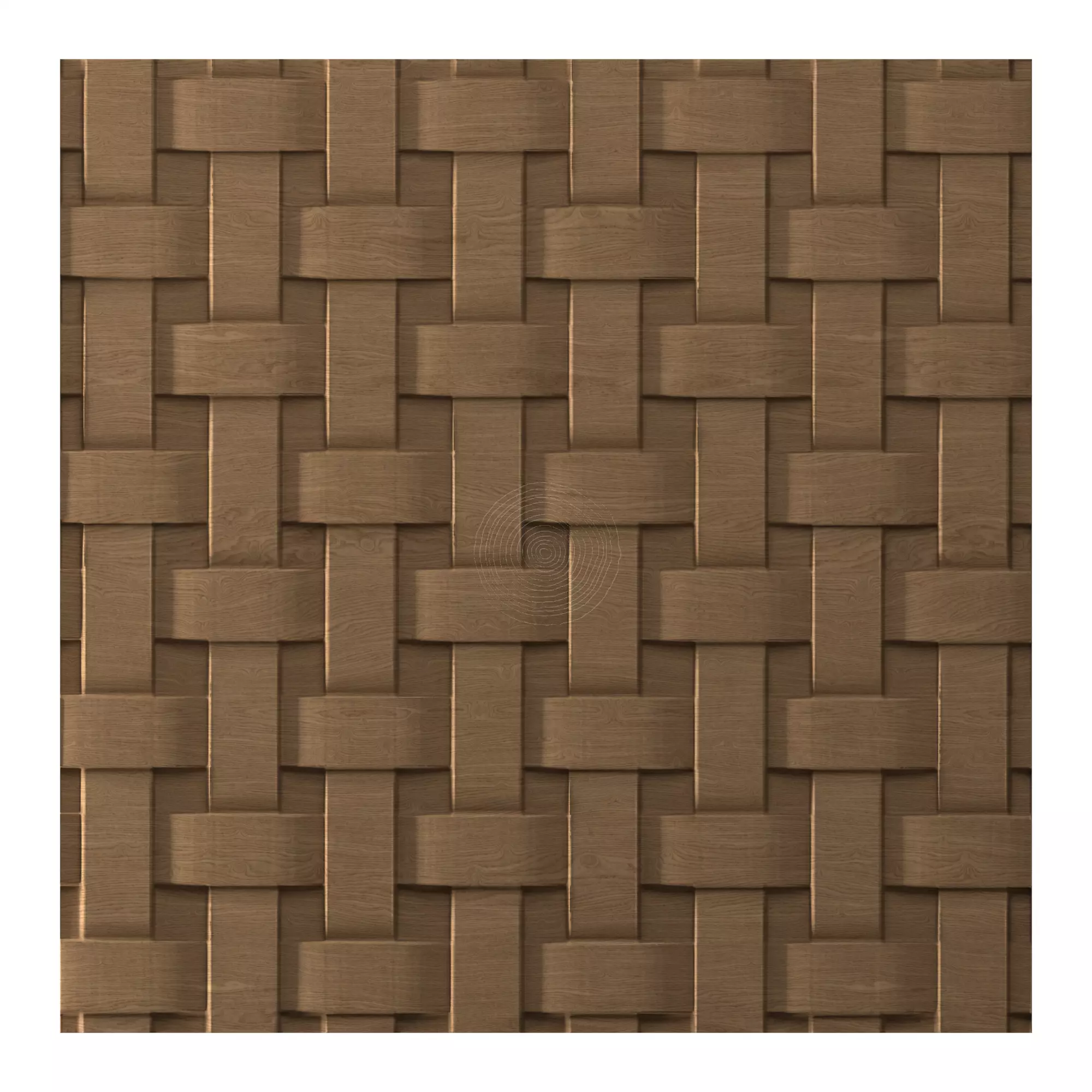 Geometry Weaving - STL file CNC woodcarving 3D print model_2