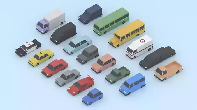 Cartoon City Cars Pack