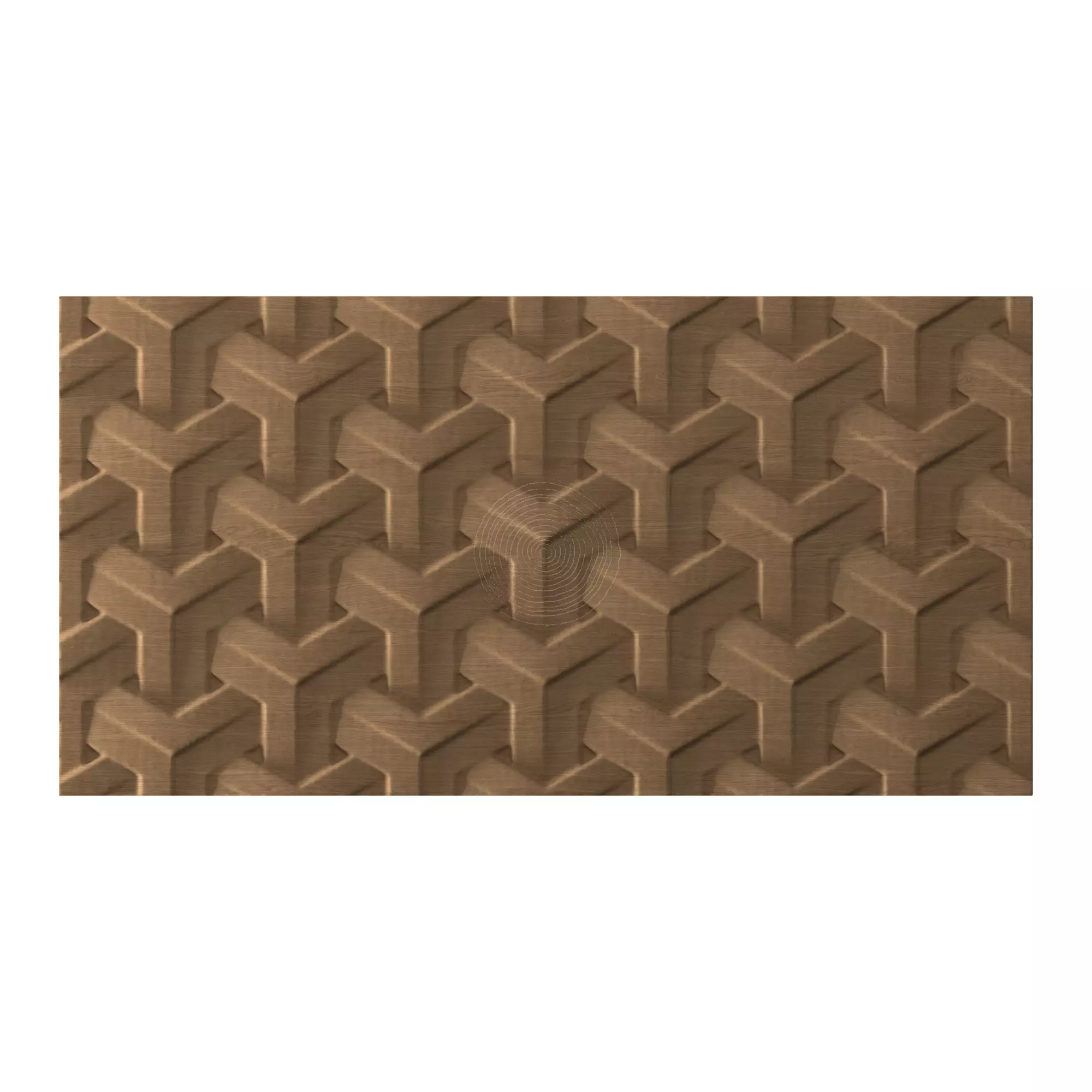 Illusion Design - STL file CNC woodcarving 3D print model_2