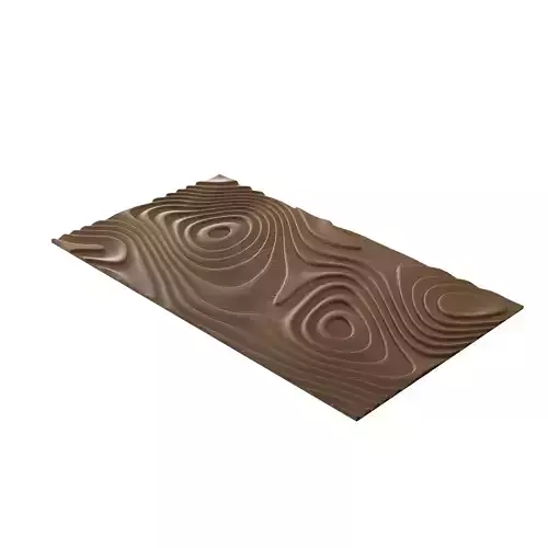 Abstrac Waves - STL file CNC woodcarving