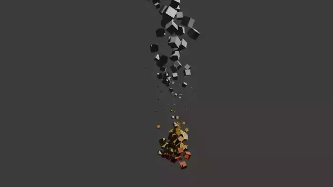 Stylized Low Poly Campfire Animation