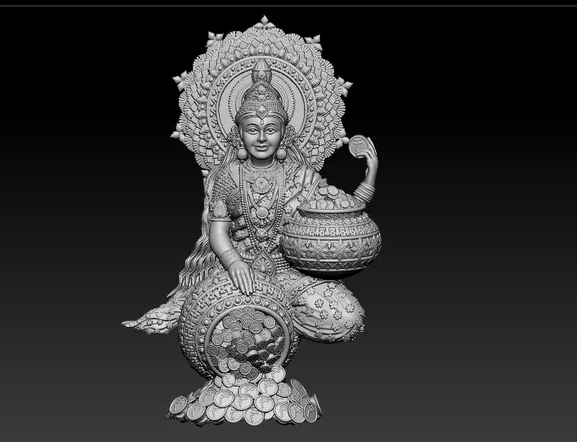 Laxmi Mata 3D print model 3D print model