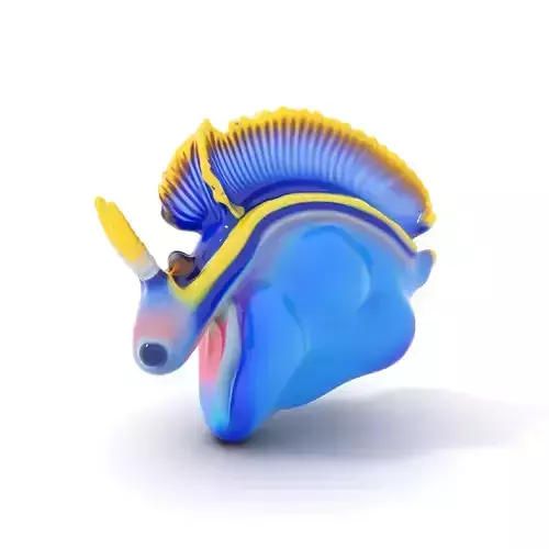 Colorful Sea Slug model pack Low-poly 3D model
