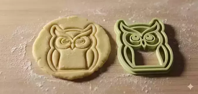 Owl Cookie Cutter for 3D Printing