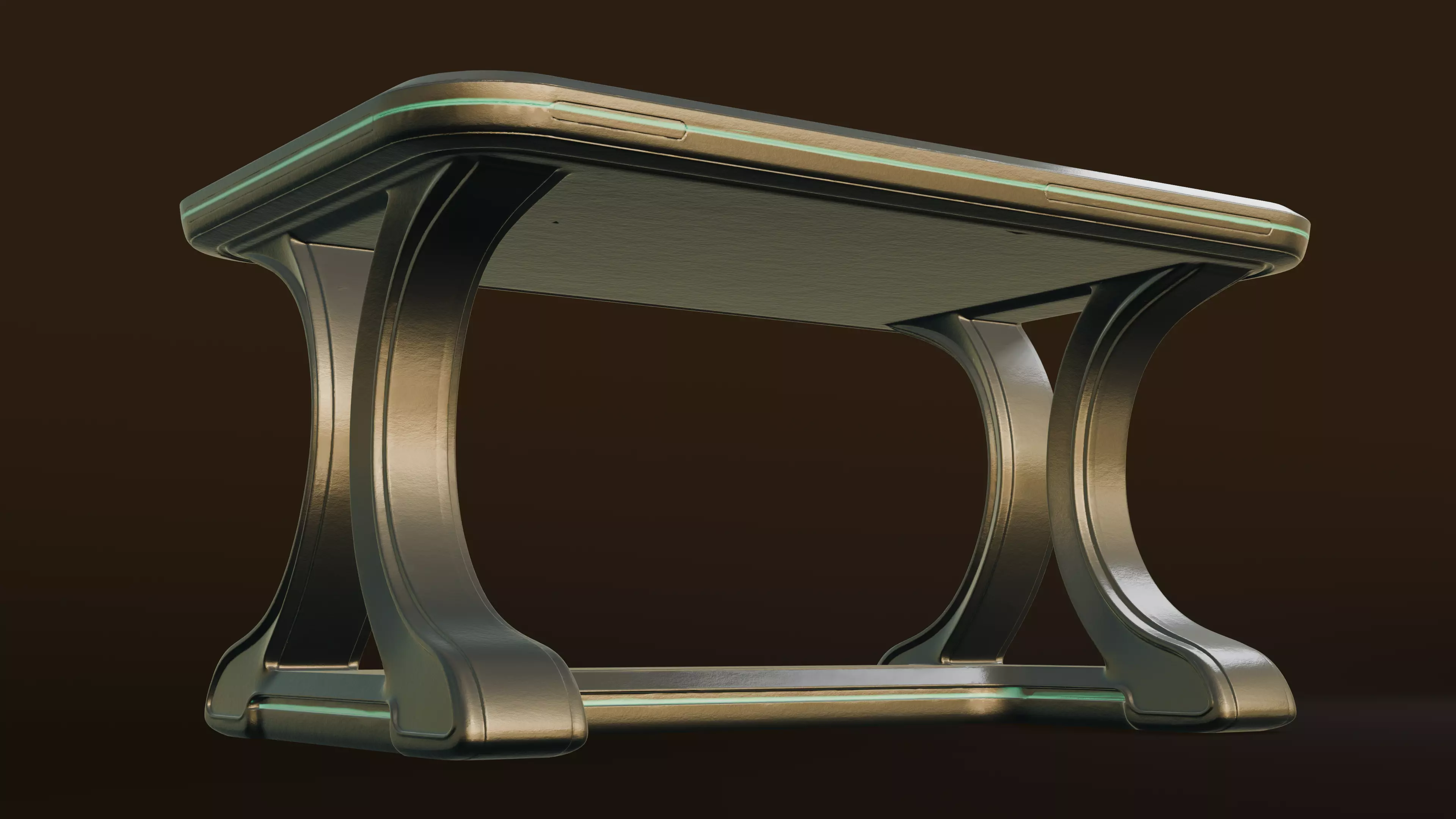 FREE 3Dstyle futuristic table blend gltf Free 3D model