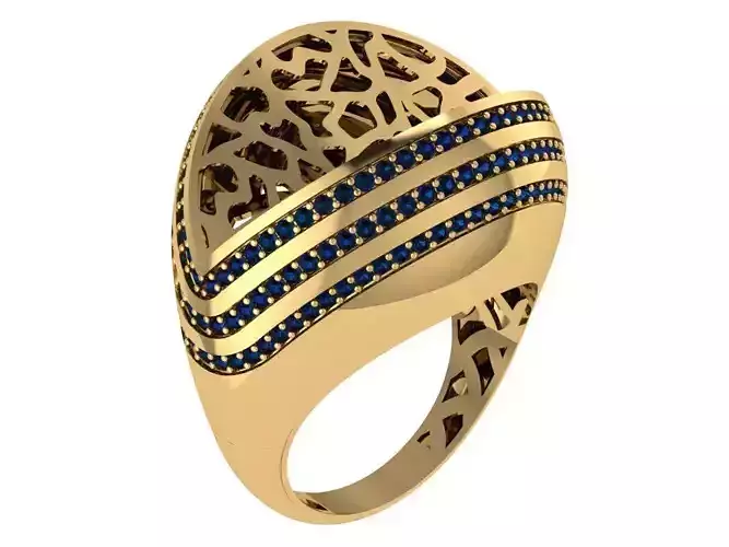 Ready Women Gold Ring STL 3D Models 3D print model Ready Women Gold Ring STL 3D Models 3D print model