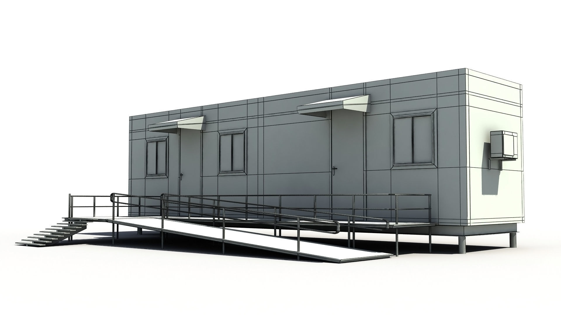 Mobile Office 3D model_5