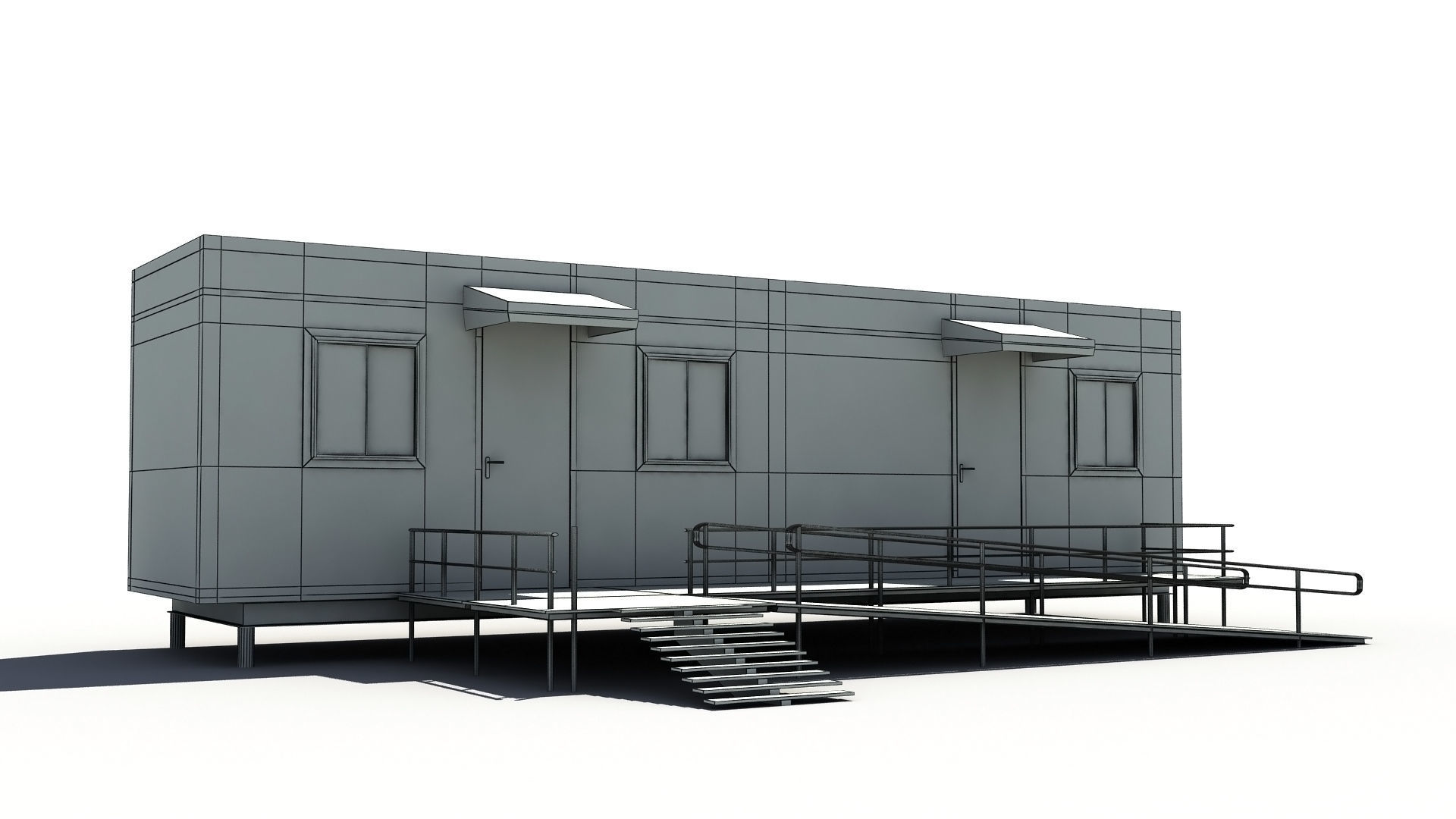 Mobile Office 3D model_4