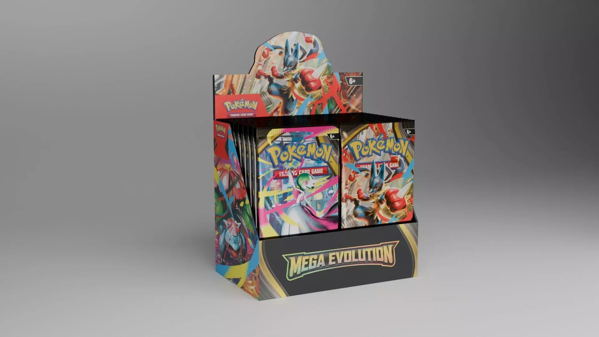 Booster Box Pokemon Mega Evolution 3D model