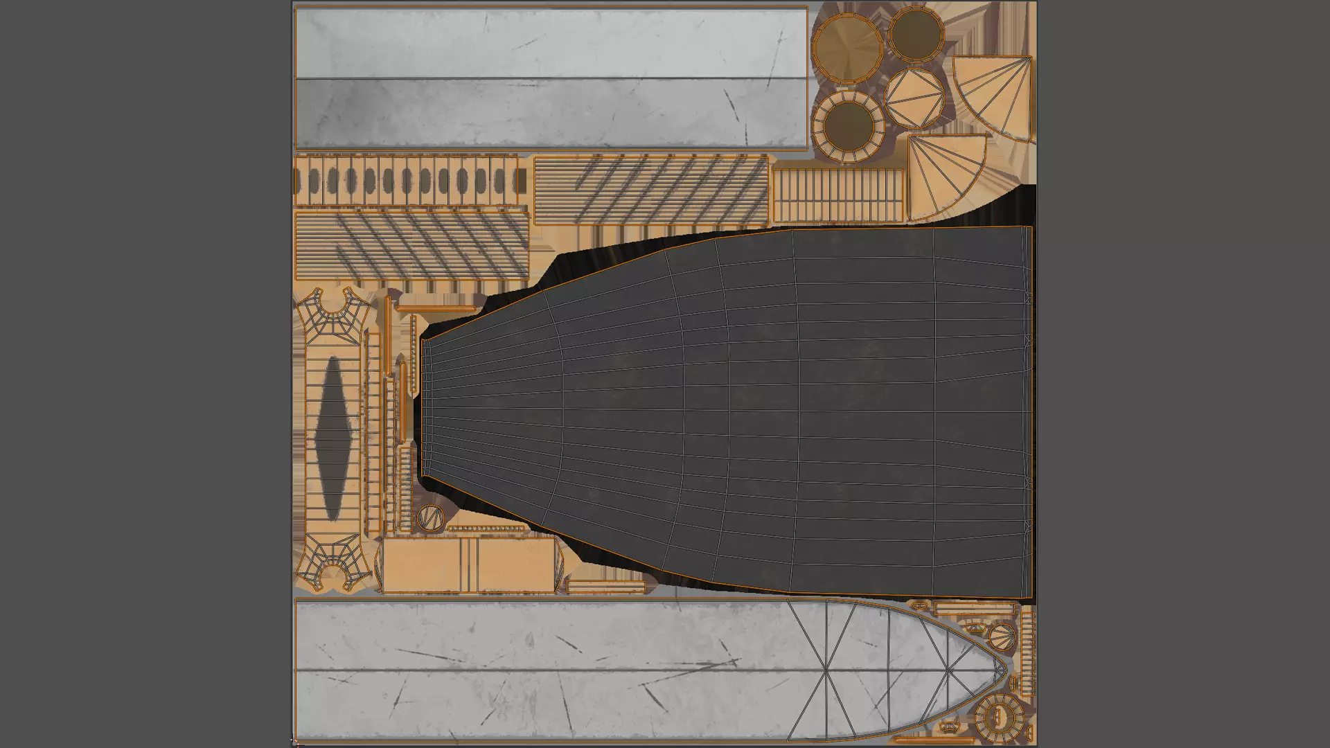 Poingnards Knife Low-poly 3D model_9