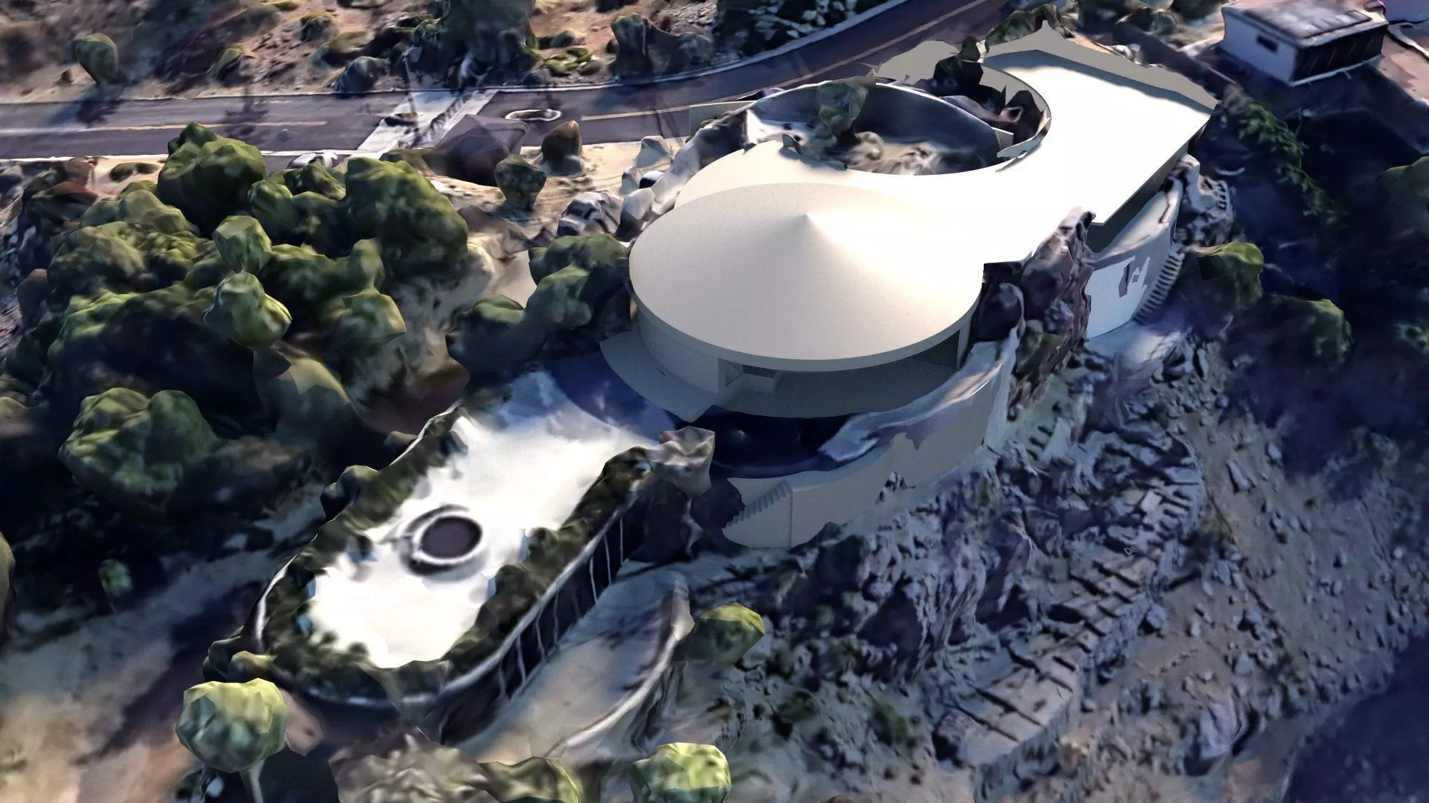 Elrod House John Lautner 3D model_4