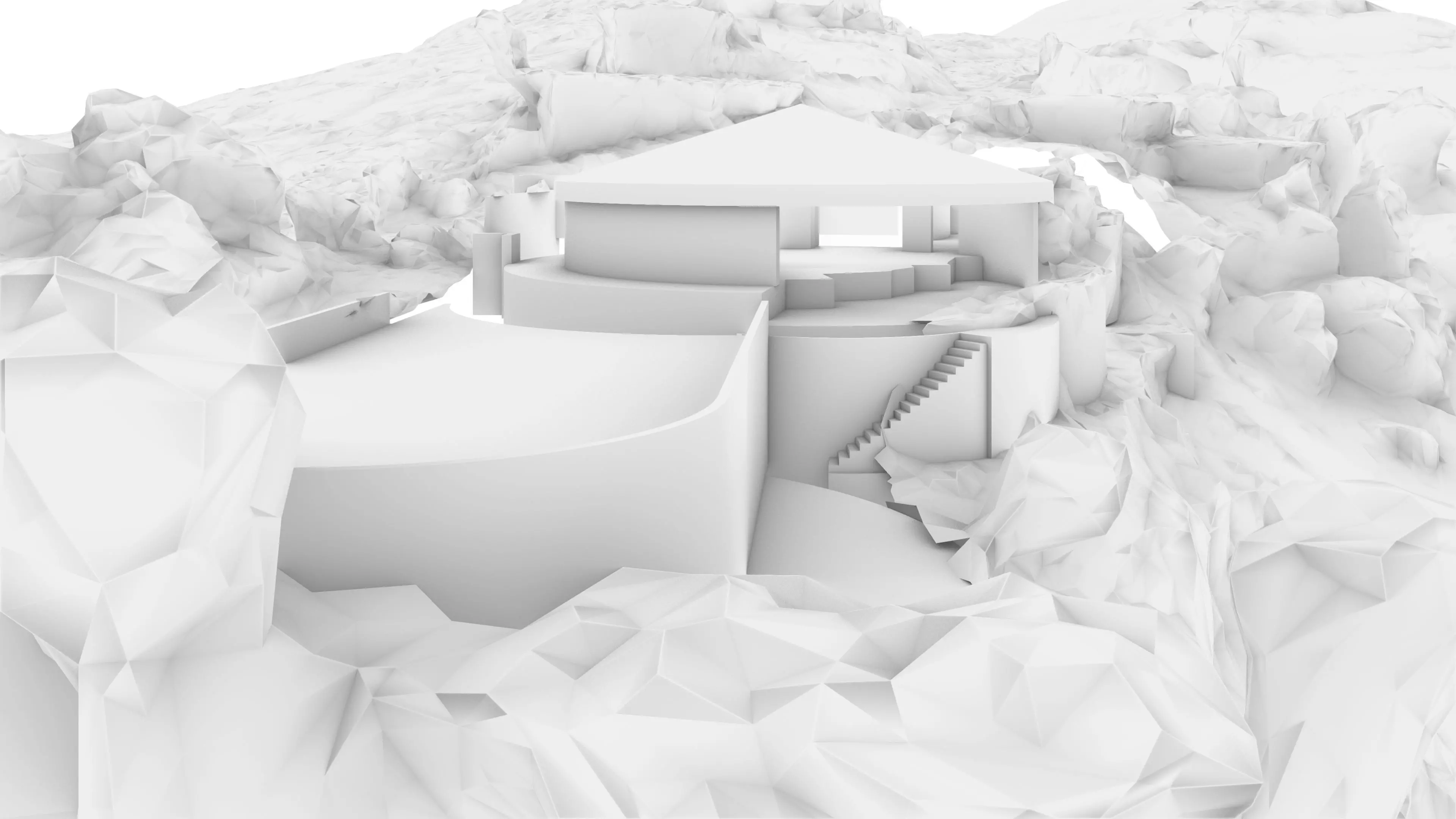 Elrod House John Lautner 3D model_9