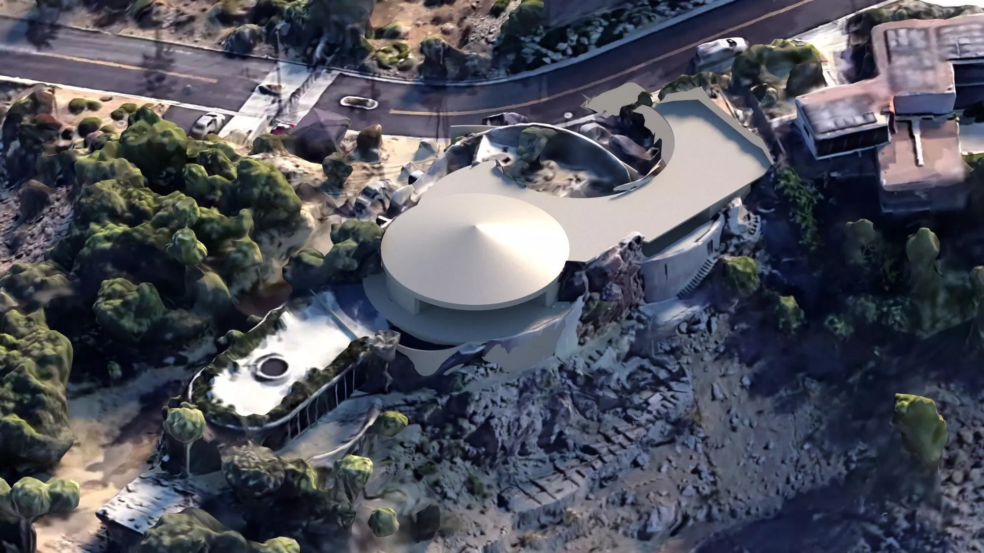 Elrod House John Lautner 3D model_5