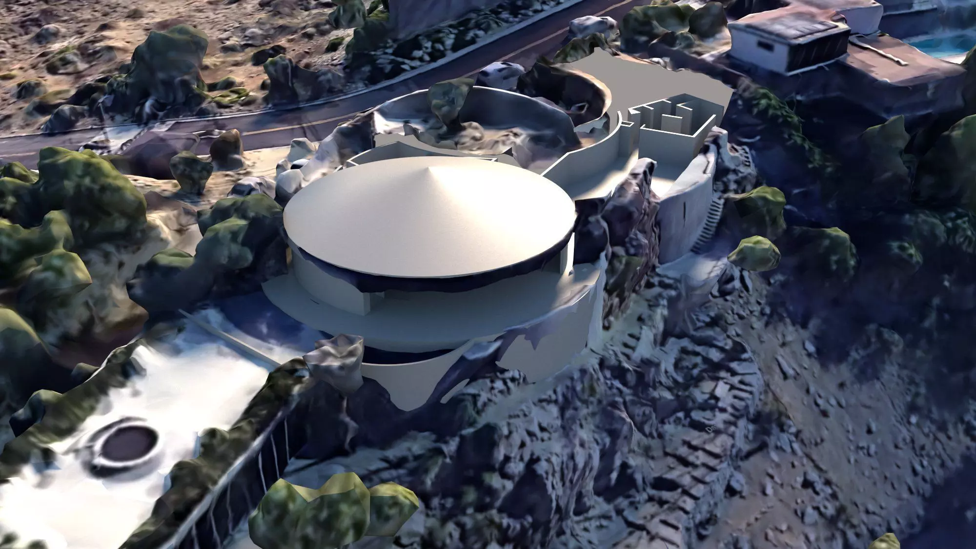 Elrod House John Lautner 3D model_7