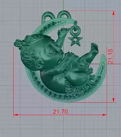 magerit babygirl pendant