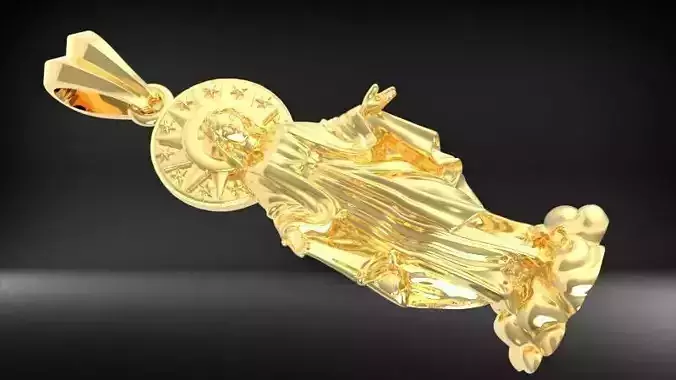 Our Lady of Guadalupe Necklace Pendant Charm Jewelry