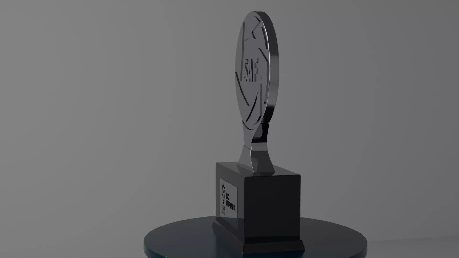 Trofeo Copa de la Superliga Argentina - SAF - Modelo 3D Low-poly 3D model_6