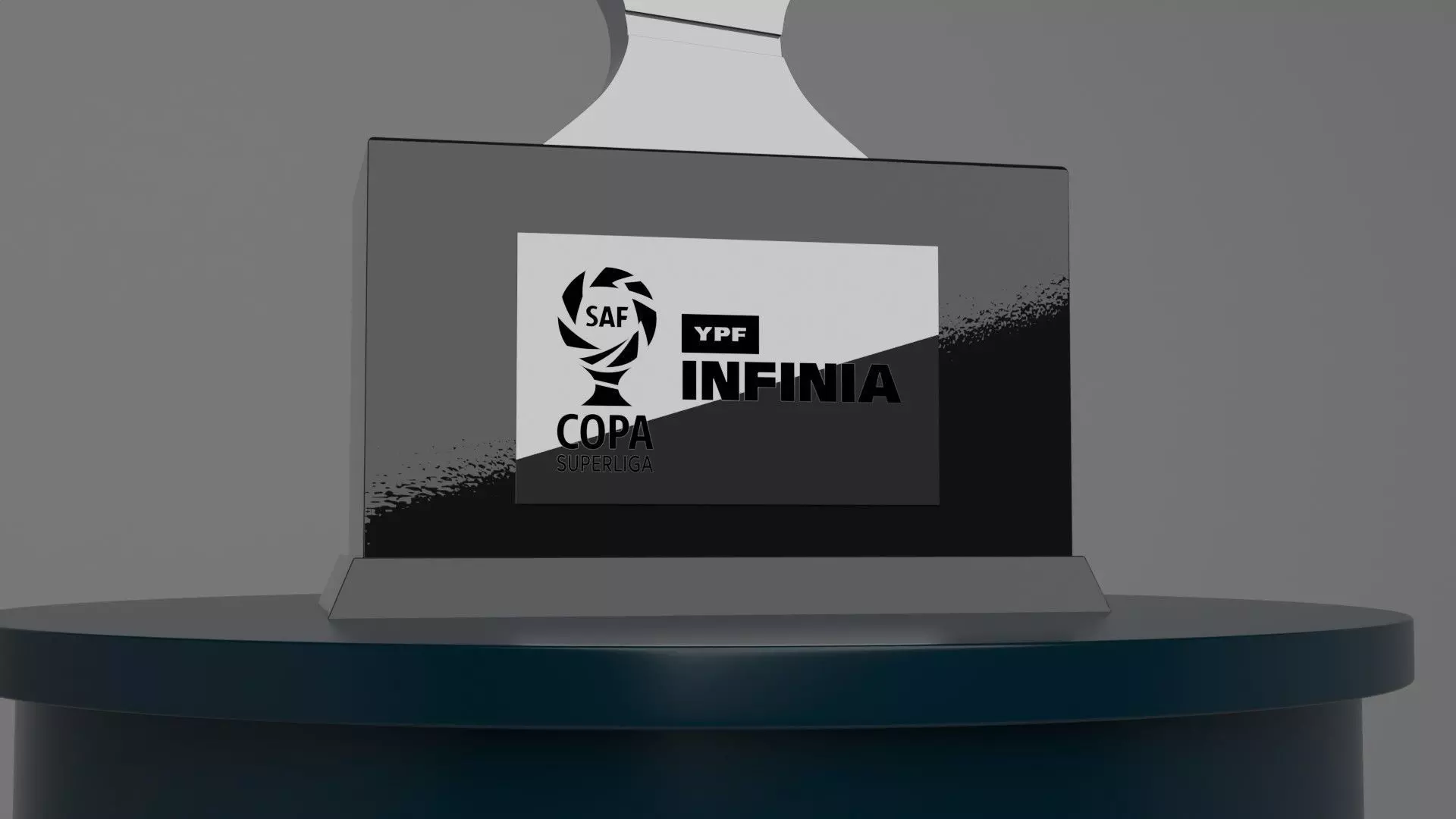 Trofeo Copa de la Superliga Argentina - SAF - Modelo 3D Low-poly 3D model_3