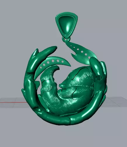 magerit dream pendant 3D print model_2