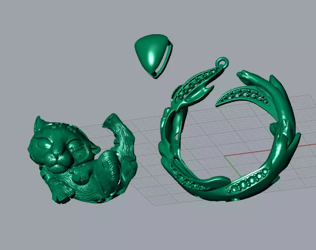 magerit dream pendant 3D print model_5