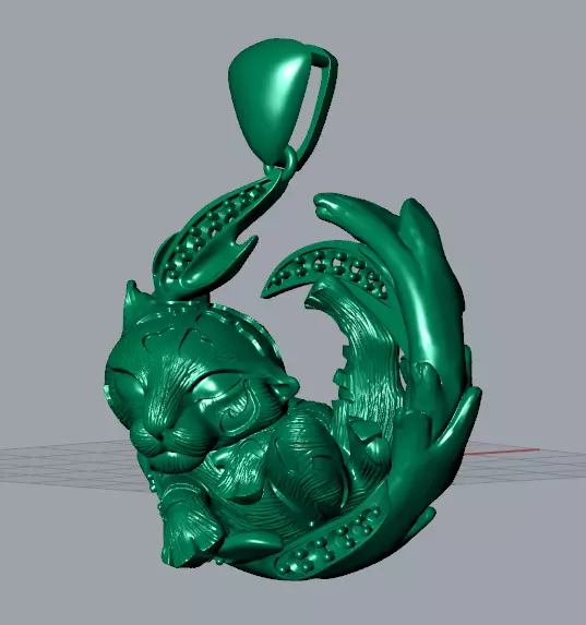 magerit dream pendant 3D print model_4
