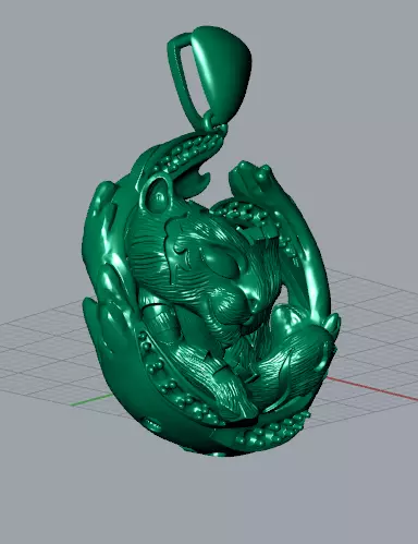 magerit dream pendant 3D print model_3