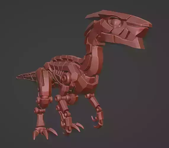 Mecha Raptor 3D print model
