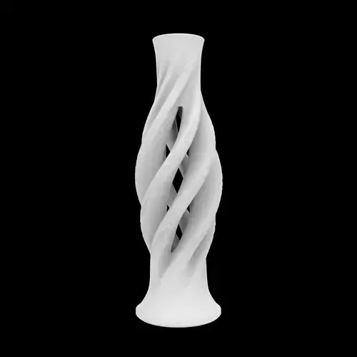 Twist Spiral Vase 3D Printable Model