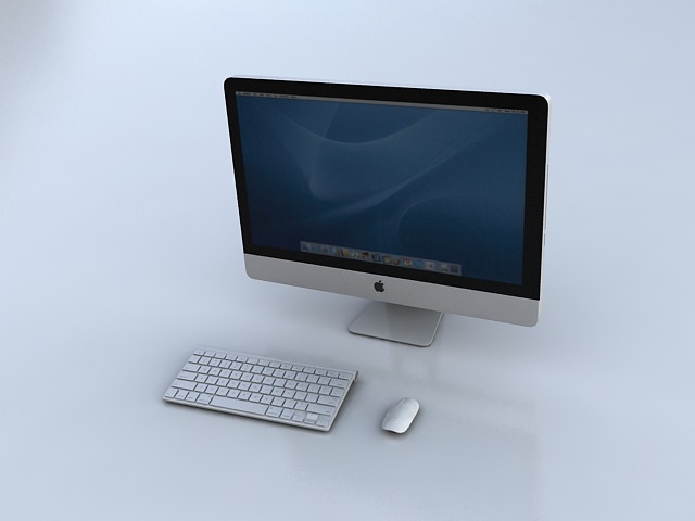Imac computer 3D model_1