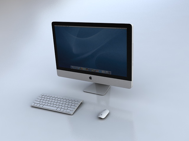 Imac computer 3D model_2